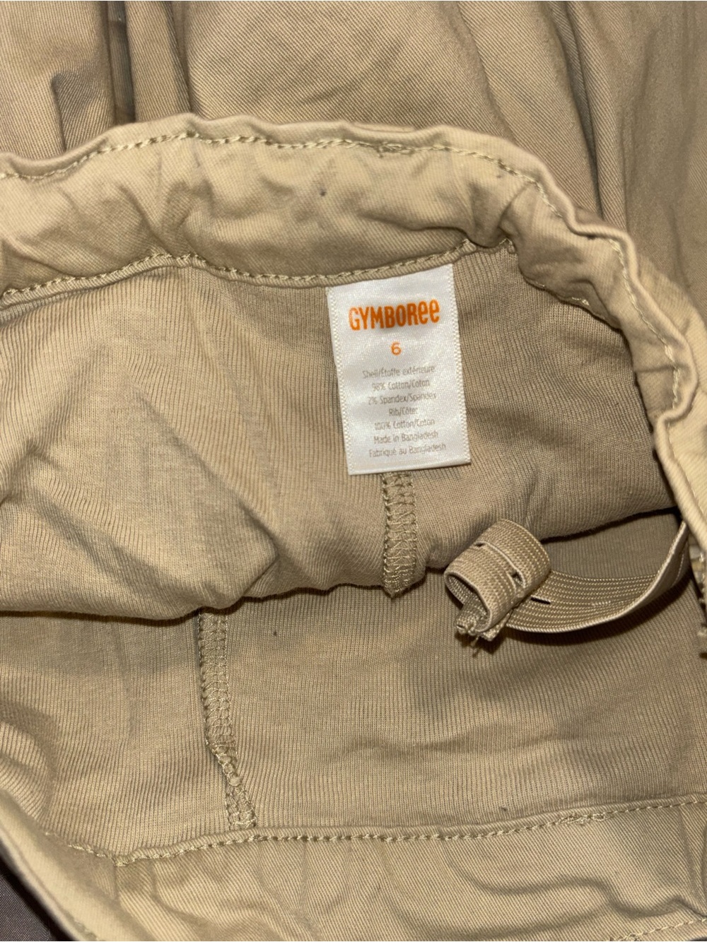 Gymboree Tan Pleated Skort with Belt Loops - Picture 4 of 4